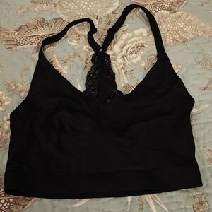 Some Enbliss Racerback Black Lace Bralette Size Small